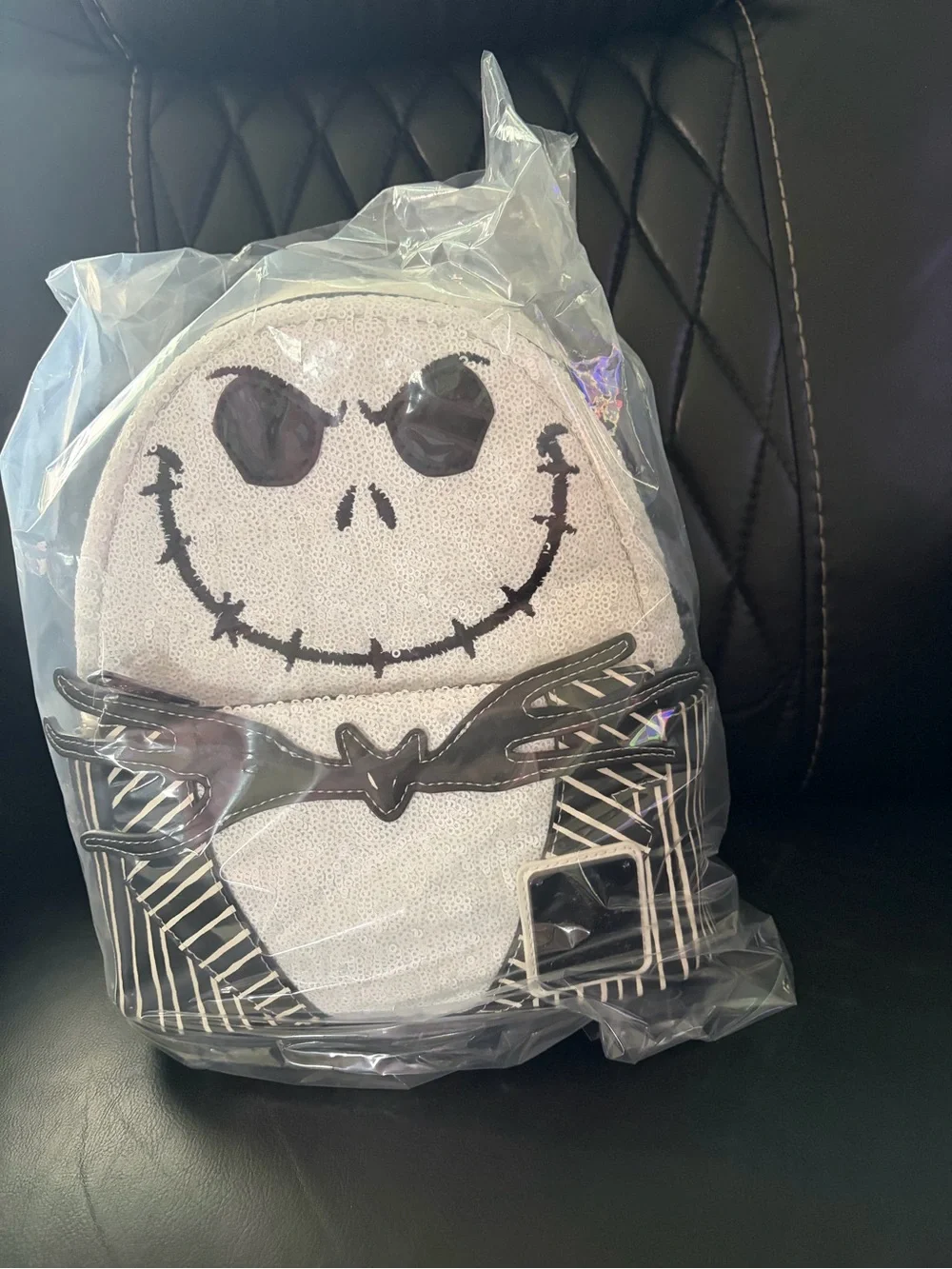 Loungefly Disney The Nightmare Before Christmas Jack Skellington Sequin Backpack